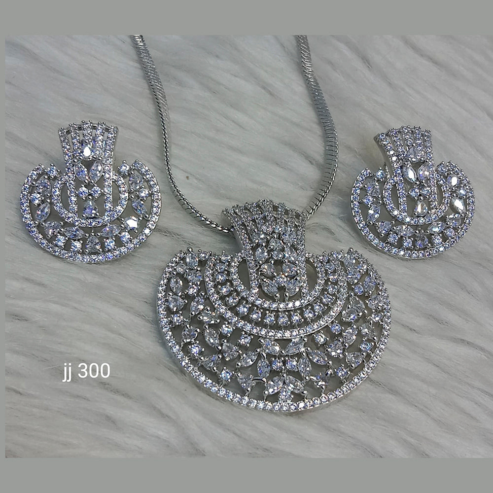 Jain Jewellers Ad Stone Pendant Set