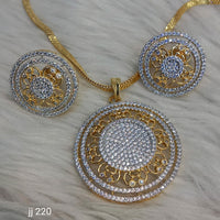 Jain Jewellers Ad Stone Pendant Set