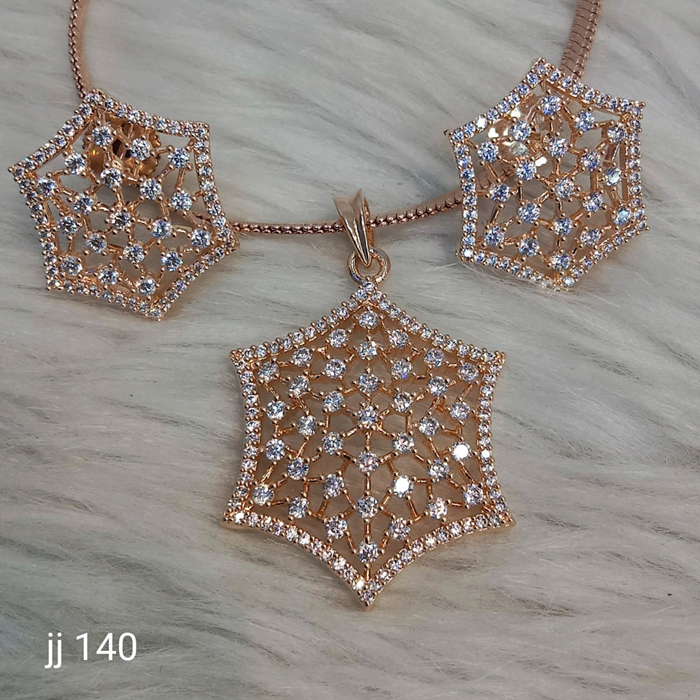 Jain Jewellers Ad Stone Pendant Set