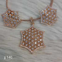 Jain Jewellers Ad Stone Pendant Set