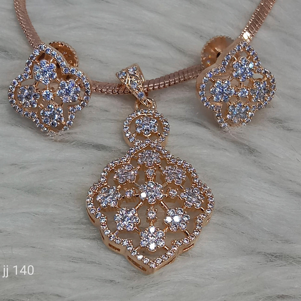 Jain Jewellers Ad Stone Pendant Set