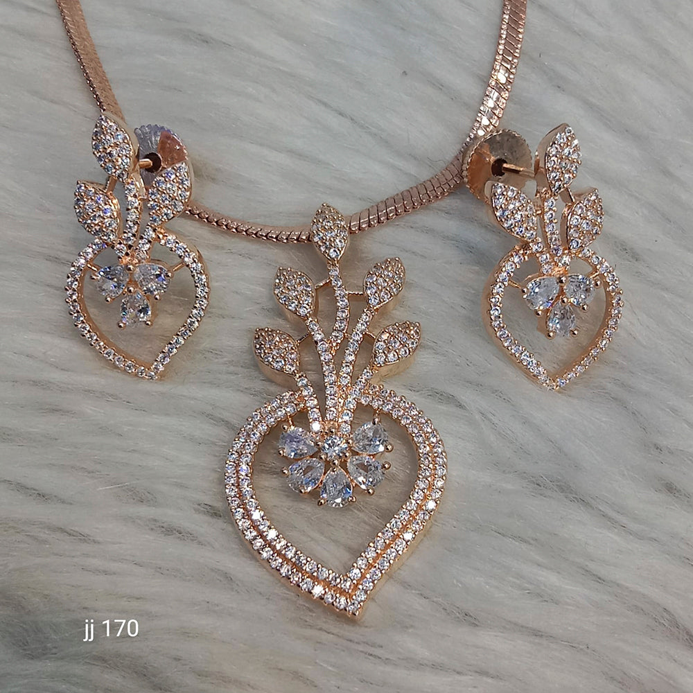 Jain Jewellers Ad Stone Pendant Set