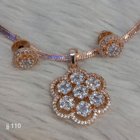 Jain Jewellers Ad Stone Pendant Set