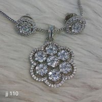 Jain Jewellers Ad Stone Pendant Set