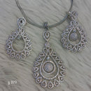 Jain Jewellers Ad Stone Pendant Set