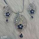 Jain Jewellers Ad Stone Pendant Set