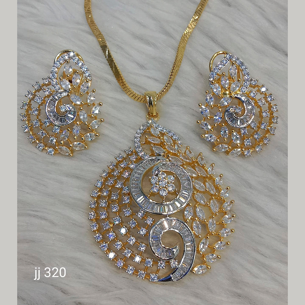 Jain Jewellers Ad Stone Pendant Set
