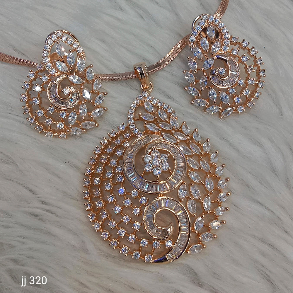 Jain Jewellers Ad Stone Pendant Set