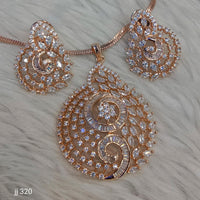 Jain Jewellers Ad Stone Pendant Set