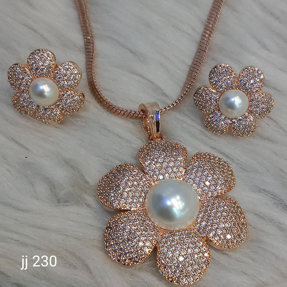 Jain Jewellers Ad Stone Pendant Set