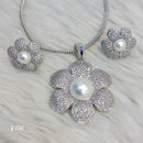 Jain Jewellers Ad Stone Pendant Set