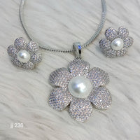 Jain Jewellers Ad Stone Pendant Set