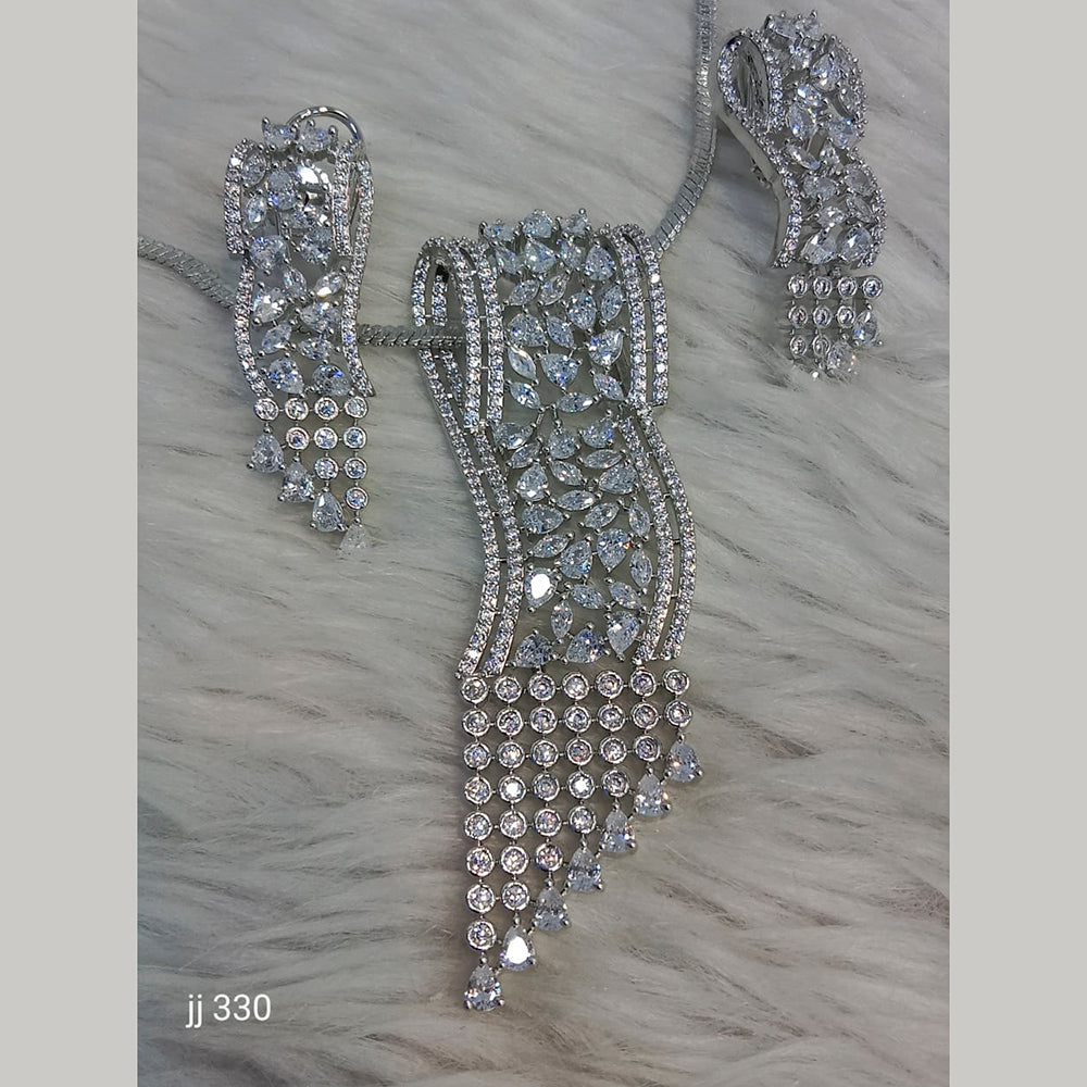 Jain Jewellers Ad Stone Pendant Set