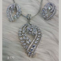 Jain Jewellers Ad Stone Pendant Set