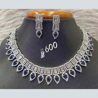 Jain Jewellers American Diamond Jewellery Necklace Set