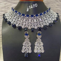 Jain Jewellers American Diamond Jewellery Necklace Set