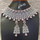 Jain Jewellers American Diamond Jewellery Necklace Set