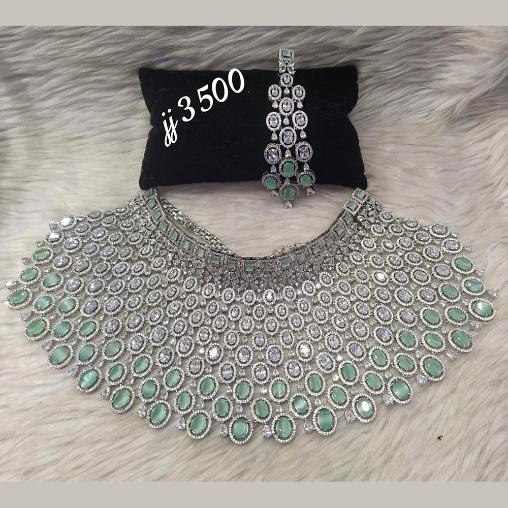 Jain Jewellers American Diamond Jewellery Necklace Set