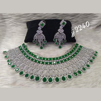 Jain Jewellers American Diamond Jewellery Necklace Set