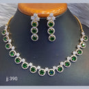 Jain Jewellers American Diamond Jewellery Necklace Set