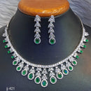Jain Jewellers American Diamond Jewellery Necklace Set