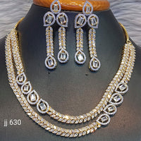 Jain Jewellers American Diamond Jewellery Necklace Set