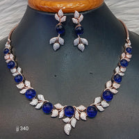 Jain Jewellers American Diamond Jewellery Necklace Set