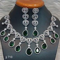 Jain Jewellers American Diamond Jewellery Necklace Set