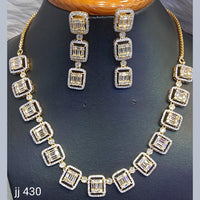 Jain Jewellers American Diamond Jewellery Necklace Set
