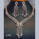 Jain Jewellers American Diamond Jewellery Necklace Set