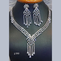 Jain Jewellers American Diamond Jewellery Necklace Set