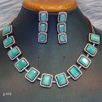 Jain Jewellers American Diamond Jewellery Necklace Set