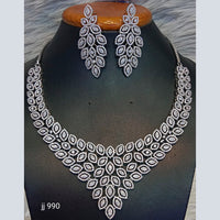 Jain Jewellers American Diamond Jewellery Necklace Set