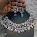 Jain Jewellers American Diamond Jewellery Necklace Set