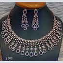 Jain Jewellers American Diamond Jewellery Necklace Set