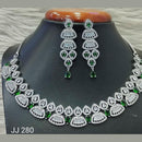 Jain Jewellers American Diamond Jewellery Necklace Set