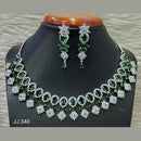 Jain Jewellers American Diamond Jewellery Necklace Set