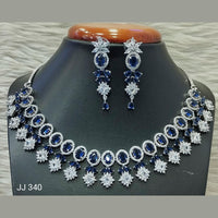 Jain Jewellers American Diamond Jewellery Necklace Set