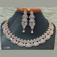 Jain Jewellers American Diamond Jewellery Necklace Set
