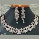Jain Jewellers American Diamond Jewellery Necklace Set
