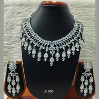 Jain Jewellers American Diamond Jewellery Necklace Set