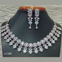 Jain Jewellers American Diamond Jewellery Necklace Set