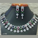 Jain Jewellers American Diamond Jewellery Necklace Set