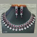 Jain Jewellers American Diamond Jewellery Necklace Set