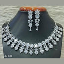 Jain Jewellers American Diamond Jewellery Necklace Set