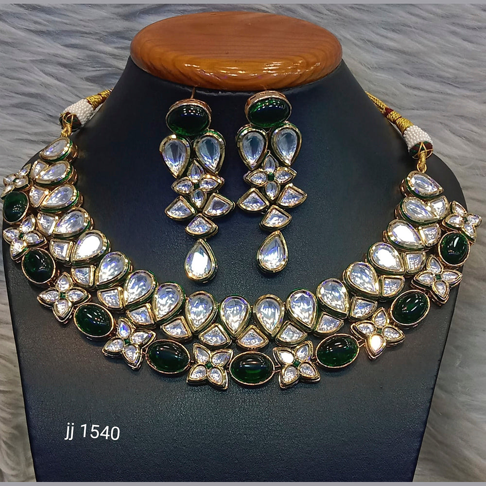 Jain Jewellers Kundan Stone Choker Necklace Set