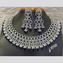 Jain Jewellers American Diamond Choker Necklace Set