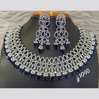 Jain Jewellers American Diamond Choker Necklace Set