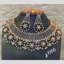 Jain Jewellers American Diamond Choker Necklace Set