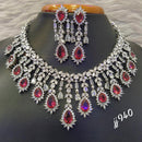 Jain Jewellers American Diamond Necklace Set